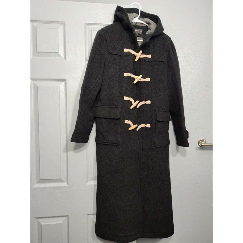 Vintage 90' Japanese Bossy Hill Wool Duffle duffel Coat Mens Toggle Jacket L